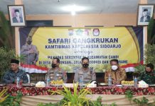 Cangkrukan Kamtibmas di Candi, Kapolresta Sidoarjo Apresiasi Antusias Peserta Wujudkan Pilkades Aman dan Damai