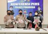Enam Orang Tersangka Berhasil Diamankan Polres Ponorogo, Warga Tani Lega