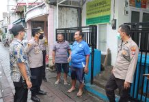 Polres Pelabuhan Tanjung Perak Lakukan Mitigasi Bencana Banjir Rob