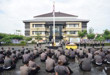 81 Anggota Polresta Sidoarjo Dapatkan Kenaikan Pangkat di Hari Bhayangkara
