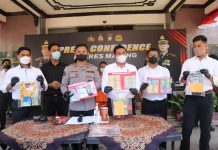 Polres Malang Berhasil Ungkap Judi Online Berbasis di Singapura dan Hongkong, 5 orang Ditetapkan Tersangka