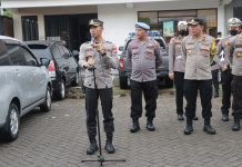 Wujudkan Situasi Kamtibmas Kondusif, Kapolres Pasuruan Melaksanakan Apel Konsolidasi Pengamanan Jalur Supporter