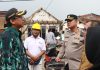 Bupati Sidoarjo Bersama Kapolresta Sidoarjo Tinjau Lokasi Terdampak Angin Puting Beliung