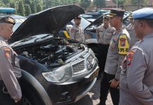 Wujudkan Ready For Use, Kapolres Pasuruan Melakukan Pengecekan Ranmor Dinas R-4 Sat Samapta dan Polsek Jajaran