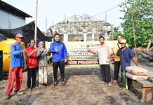 Kapolresta Sidorjo Serahkan Bantuan Material Pembangunan Mushola