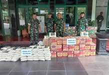 Tanggap Erupsi Semeru, Kodim Pasuruan Salurkan Bantuan Logistik