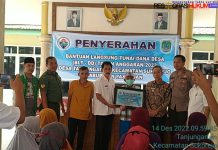 92 KPM Desa Tanjungarum Terima BLT-DD Bulan Terakhir Tahun 2022, Ini Pesan Camat !