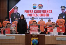 Awal Tahun 2023, Polres Jember Berhasil Amankan 10 Tersangka Pengedar Narkoba