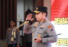 Kapolda Jatim Pimpin Upacara Serah Terima Jabatan Pejabat Polda dan Kapolres Jajaran