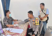 Hadiri Acara HPN 2023, Kapolres Pasuruan Ikut Melaksanakan Donor Darah
