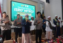 Polres Pasuruan Bersholawat Dalam Rangka Isro’ mi’roj Dan Sukseskan Ops Keselamatan Semeru 2023