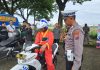 Polres Kediri Kota Sosialisasi dan Tes Riding Bersama IPSI Kota Kediri.