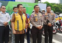 Dirlantas Polda Jatim Dampingi Tim Survey Jalur Tol Korlantas Polri di Wilayah Jatim