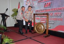 Wakapolda Jatim Pimpin Sosialisasi Perpol Nomor 10 Tahun 2022 di Gresik