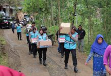 Polres Ponorogo Salurkan Bantuan Sembako dan Terjunkan Tim Trauma Healing Untuk Korban Bencana Tanah Retak