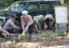 Sinergitas, Polres Bondowoso Bersama TNI dan Warga Kerja Bakti Pasca Banjir Bandang Pancoran