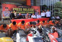 Polres Gresik Ungkap 9 Kasus Pencurian Kendaraan Bermotor, 11 Tersangka Berhasil Diamankan