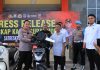 Kapolres Gresik Kembalikan Motor yang Hilang, Korban: Terima Kasih Pak Polisi