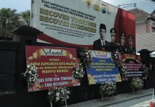 Polresta Malang Kota Dibanjiri Karangan Bunga Ucapan Terimakasih dan Apresiasi atas Ungkap Kasus ATG
