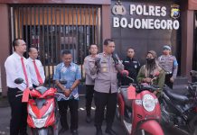 Polres Bojonegoro Ungkap Kasus Curanmor di 33 TKP, Tiga Tersangka Berhasil Diamankan