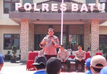 Kakor Binmas Baharkam Polri Tinjau PPGD di Polres Batu, Ajak Bhabinkamtibmas Tanggap Bencana