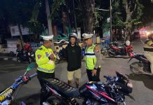 Polres Lamongan Amankan 25 Motor Knalpot Brong