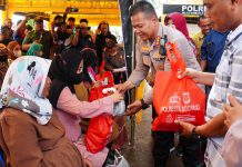 Polresta Sidoarjo Bersama IJTI Gelar Bakti Kesehatan Cegah Stunting