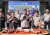 Polresta Sidoarjo Amankan 120 Motor dan Musnahkan Puluhan Knalpot Brong Diduga Terlibat Balap Liar