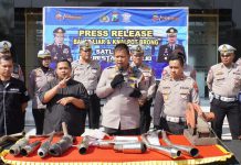 Polresta Sidoarjo Amankan 120 Motor dan Musnahkan Puluhan Knalpot Brong Diduga Terlibat Balap Liar