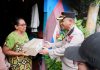 Ditbinmas Polda Jatim Berbagi Bantuan, Warga Slum Area Gubeng Kertajaya Senyum Riang