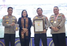 Polda Jatim Pecahkan MURI Hapus Tato Dengan Peserta Terbanyak