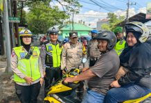 Posyan Polresta Malang Kota Beri Layanan Kepolisian dan Kesehatan, Pemudik Aman dan Berkesan