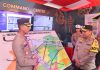 Kapolres Pasuruan Dampingi Kapolda Jatim Mengecek Pos Pelayanan Mudik Hari Raya Idul Fitri