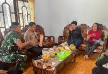 Hari Buruh, Kapolres Blitar Kota Bersama Dandim 0808 Serahkan Bantuan Untuk Pekerja Yang Alami Laka Kerja