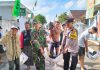 Gotong Royong, TNI – Polri di Lumajang Bantu Pembangunan Masjid Nurul Falah