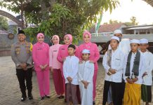 Jumat Berkah, Bhayangkari Daerah Jawa Timur Gelar Baksos di Ponpes Raudlatul Jannah Probolinggo