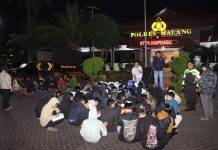 Tindaklanjuti Jumat Curhat, Polres Malang Amankan Ratusan Kendaraan Diduga Terlibat Balap Liar