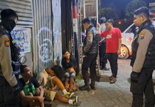 Tim Respati Presisi Polrestabes Surabaya Mengamankan Gerombolan Diduga Gengster