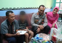 Kapolres Malang Beri Bantuan dan Pendampingan Psikologis Kepada Korban Kekerasan Anak