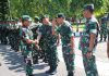 Kasdivif 2 Kostrad Dampingi Asops Panglima TNI Dalam Rangka Riksiapops Satgas Pamtas Mobile Yonif MR 411 Kostrad