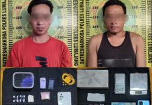 Polres Lumajang Amankan Dua Tersangka Pengedar sabu
