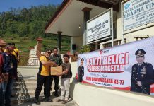 Sambut Hari Bhayangkara Ke 77 Polres Magetan Gelar Bakti Religi