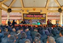 Polres Ngawi Libatkan 398 Calon Warga PSHT Ranting Kasreman Menjadi Kader Kamtibmas