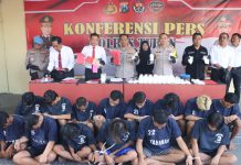 Polres Tuban Berhasil Ungkap 42 Kasus Narkoba dalam 6 Bulan, 44 Tersangka Diamankan