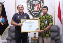 Polres Ngawi Raih Penghargaan dari KPPN Madiun
