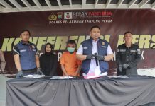 Polres Pelabuhan Tanjung Perak Amankan Tersangka Penusukan Adik Kandung