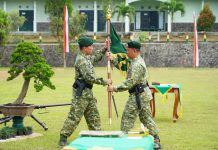 Pangdivif 2 Kostrad Pimpin Upacara Serah Terima Jabatan Pamen Satjar Divif 2 Kostrad