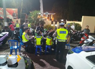 Polres Probolinggo Kota Amankan Puluhan Motor Berknalpot Brong Tindaklanjuti Keluhan Masyarakat