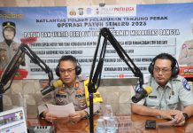 Bersama Media Polres Tanjungperak Sosialisasikan Operasi Patuh Semeru 2023 Cegah Fatalitas Lakalantas