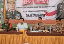 Polres Pasuruan Gelar Jum’at Curhat Bersama Masyarakat Menjelang Pilkades Serentak 2023